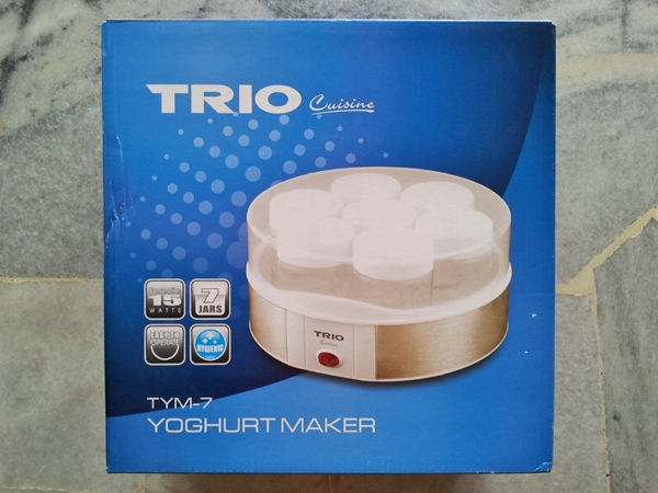 Trio Yogurt Maker TYM-7 7 Cups Product Box