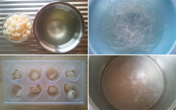 How to make Longan Coconut Milk Pudding