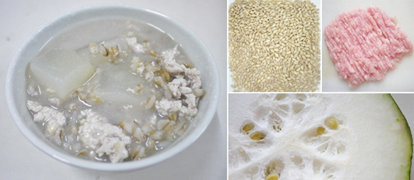 Barley Winter Melon Porridge