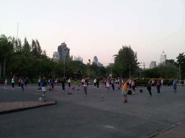 Aerobic Dance at Lumpini Park