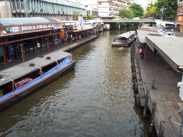 Canal Boat Bangkok Khlong Saen Saep Pier