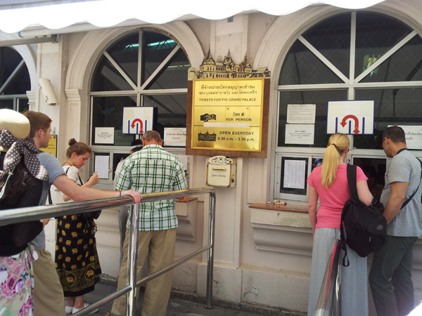 The Grand Palace Ticket Counter